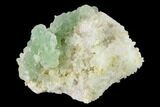 3.5" Fluorite with Manganese Inclusions on Quartz - Arizona - #133664-1